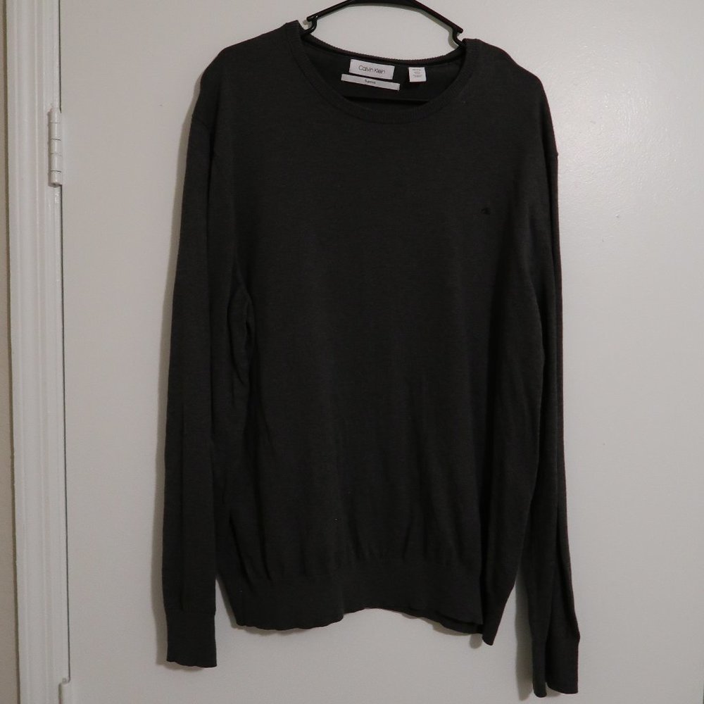 Calvin Klein Supima Cotton XXL grey Sweater